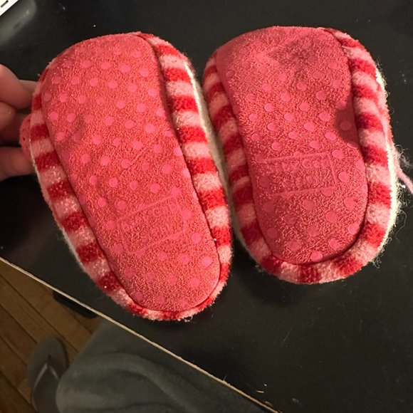 Baby Gap Snowman Baby Slippers Sz S (5-6) - Picture 3 of 6